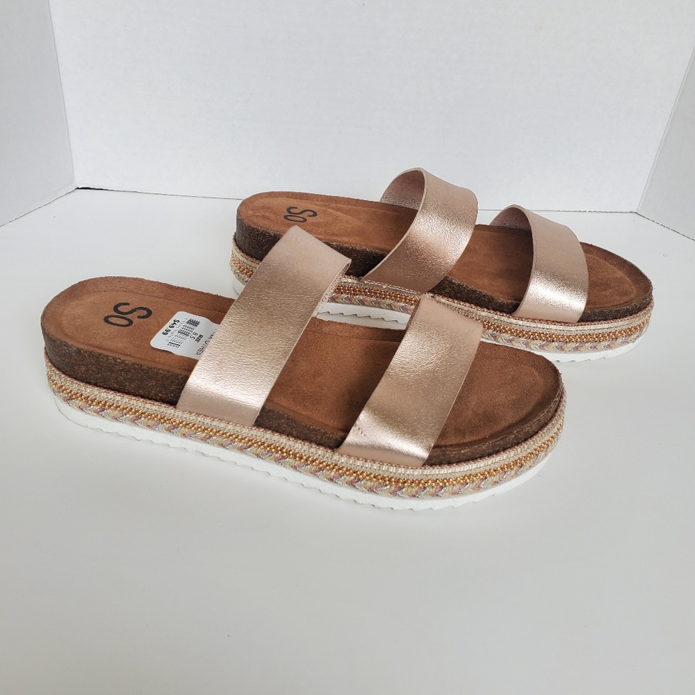 SO Women's Rose Gold sandals